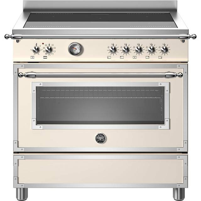Bertazzoni HER95I1EAVT Heritage Series 90cm Ivory Induction Range Cooker