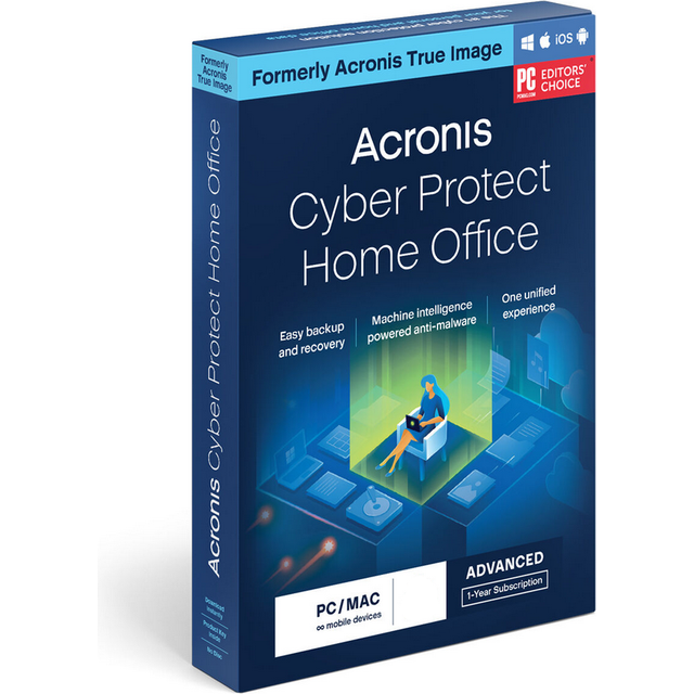 Acronis Cyber Protect Home Office Advanced, 1 Gerät - 1 Jahr + 50 GB Cloud-Speicher