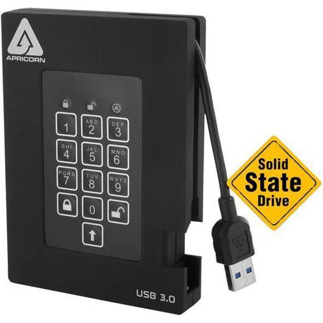 Apricorn Aegis Fortress SSD USB 3.0 256GB Black - A25-3PL256-S256F