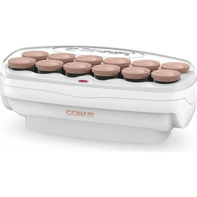 Conair Ceramic 1 12inch Hot Rollers  Super Clips Included  Create Big Bouncy Curls
