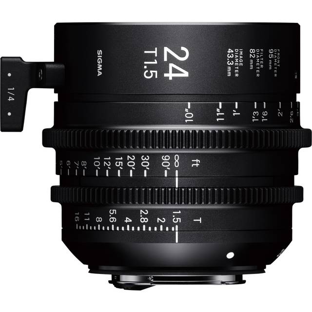 Sigma 24mm T1.5 FF High Speed Prime Cine Lens - PL-i Mount