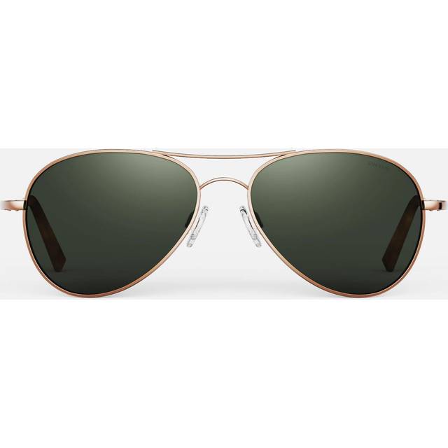 Randolph Engineering Amelia Polarized AA016 Men's Sunglasses Gold Size 57 - 22K Chocolate Gold (57)