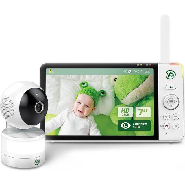 Leapfrog 7” High Definition, Pan & Tilt Local Video Monitor, White