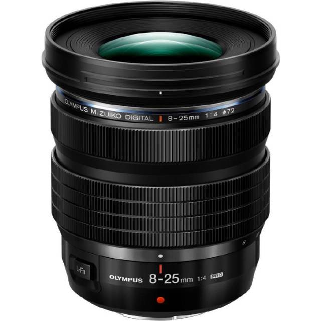 Olympus M.Zuiko Digital ED 8-25mm f/4 PRO Camera Lens in Black