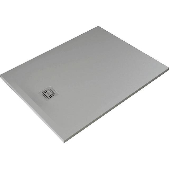 RAK Ceramics Feeling Rectangular Shower Tray | Grey | Stainless Steel | 1200mm x 900mm