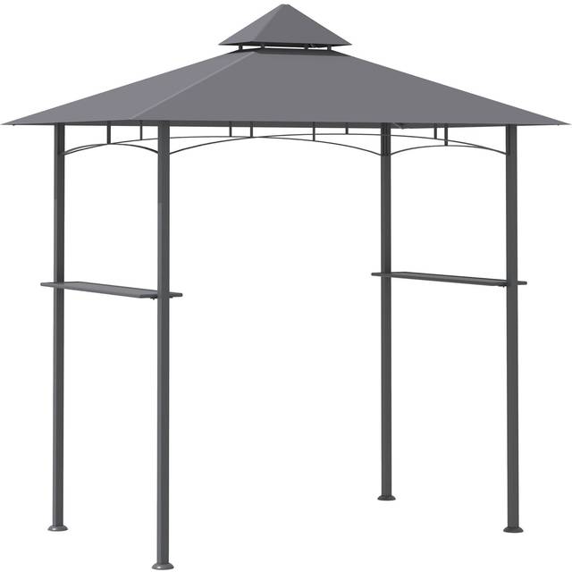 OutSunny Grill Gazebo Grey