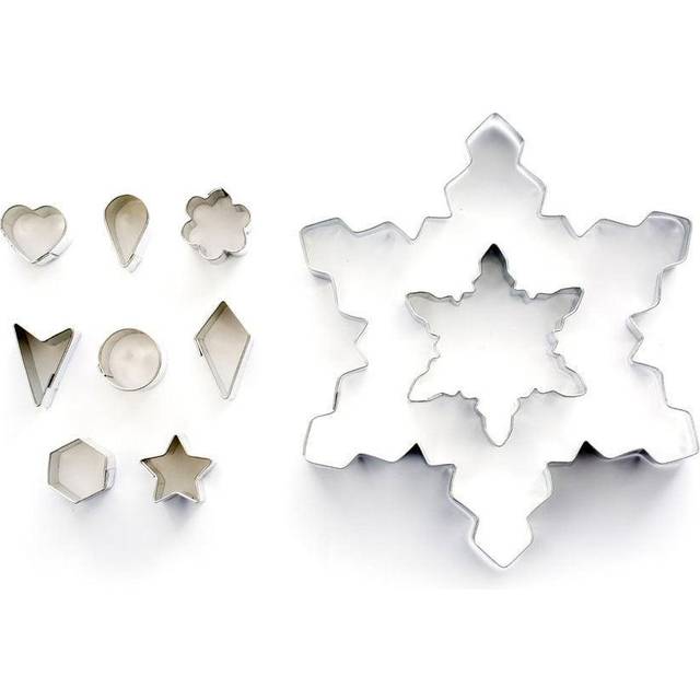 Dexam Snowflake Cookie Kit, Chrome