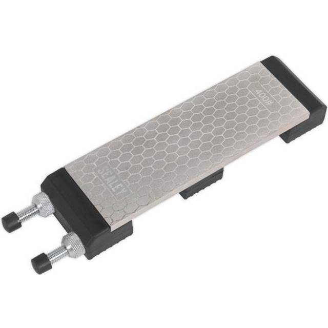 Sealey Combination Diamond Sharpening Whetstone with Adjustable Stone Holder