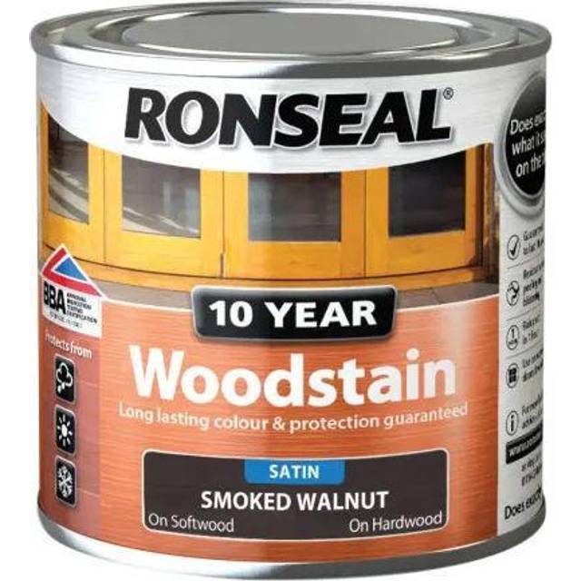 Ronseal 10 Year Woodstain Smoked Walnut 250ml