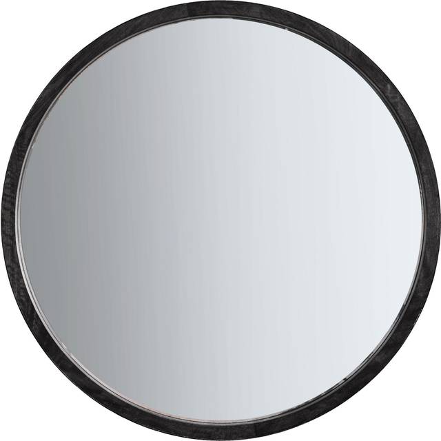Gallery Boho Boutique Round Mirror, 90x90cm, Black