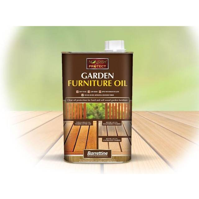 Barrettine Garden Furniture Oil - 1L - Clear