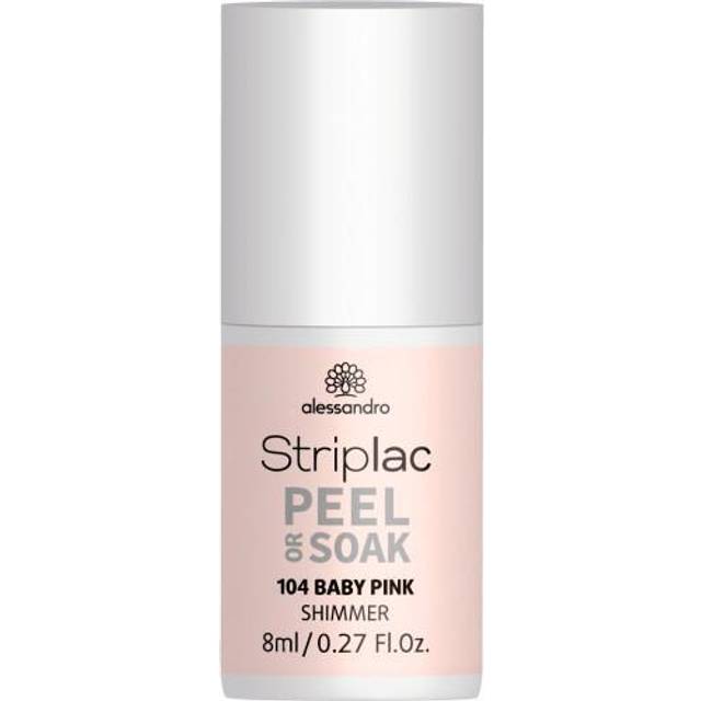 Alessandro Striplac Peel Or Soak 104 Baby Pink - Shimmer