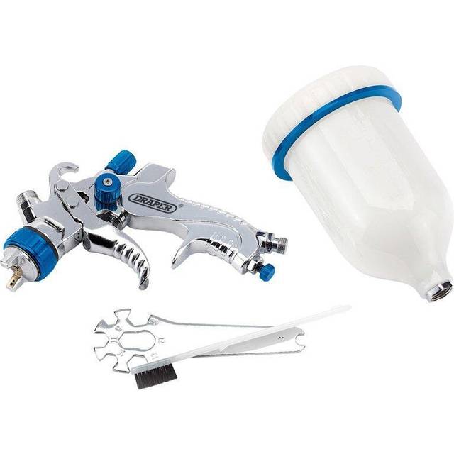 Draper Gravity Feed HVLP Air Spray Gun, 600ml
