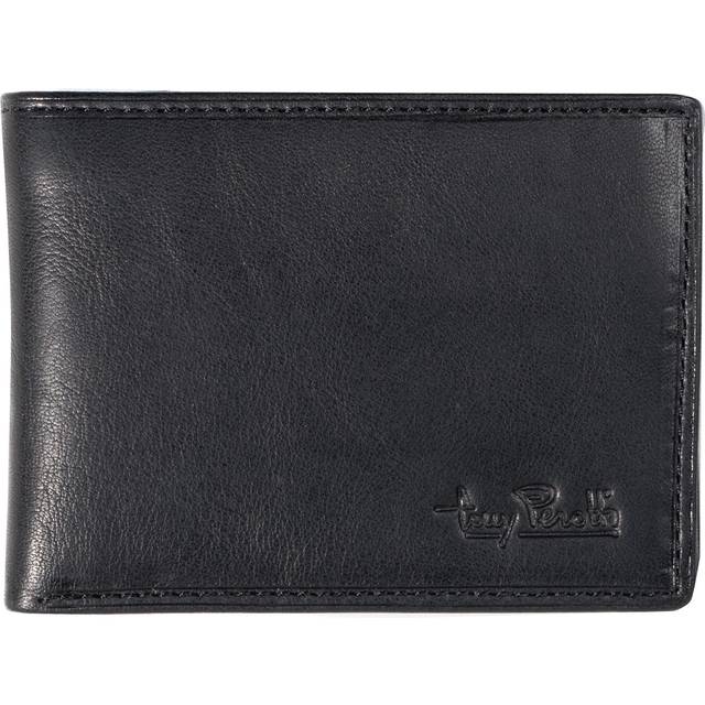 TONY PEROTTI Billfold With Zipper Coin Pocket |Svart |One Size