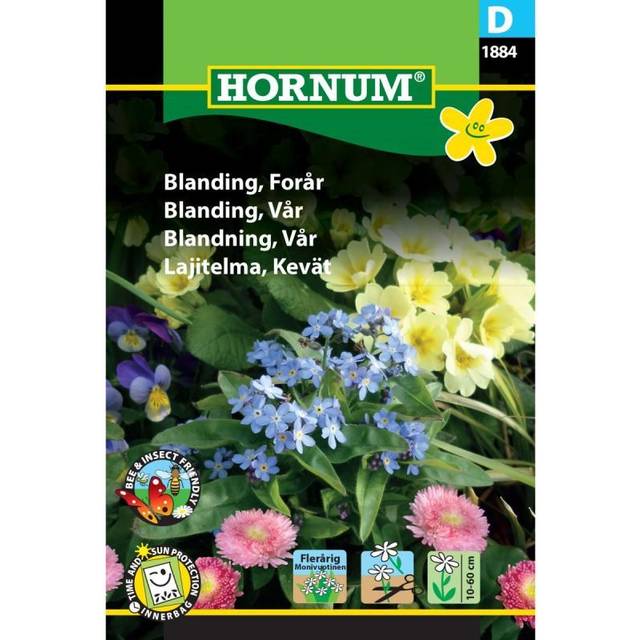 Hornum Forår, blomster blanding frø Blomsterfrø