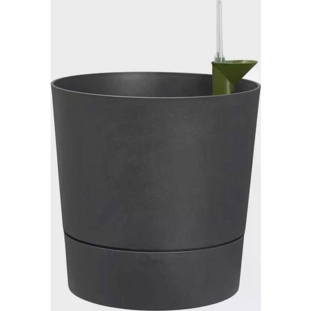 Elho Greensense Aqua Care Round 30cm - Charcoal Grey
