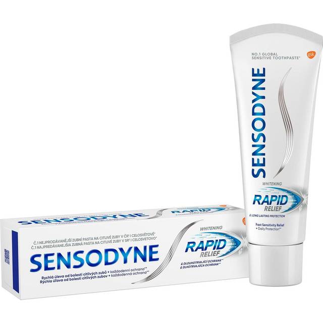 Sensodyne Rapid Whitening Blekningstandkräm För känsliga tänder 75 ml