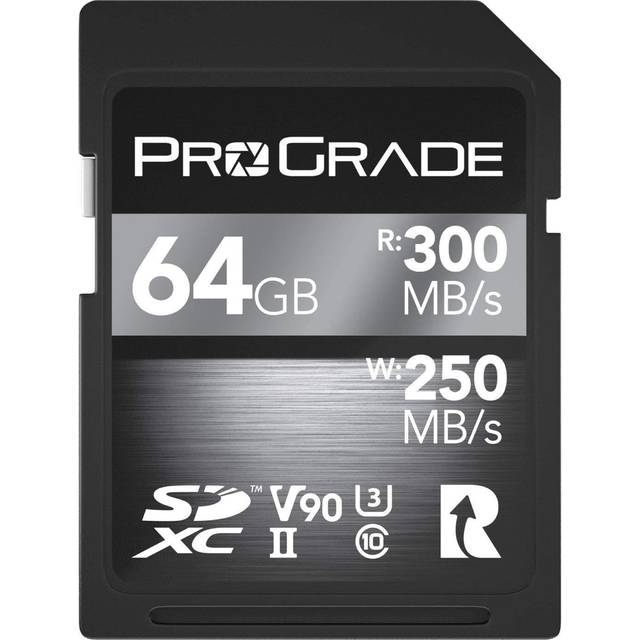 ProGrade Digital SDXC UHS-II V90 300R Memory Card (64GB)