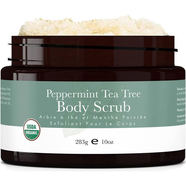 Beauty By Earth, Body Scrub, Peppermint Tea Tree, 10 oz (283 g)