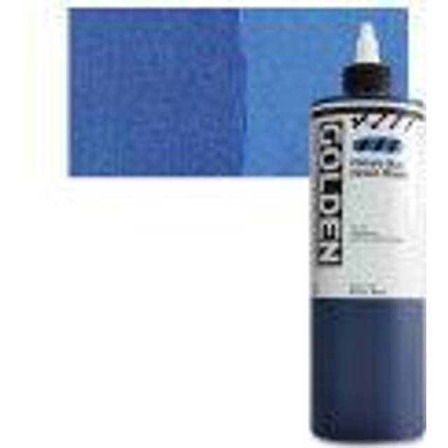 GOLDEN High Flow Acrylics  Phthalo Blue (Green Shade)  16 fl. oz. / 473 ml Bottle