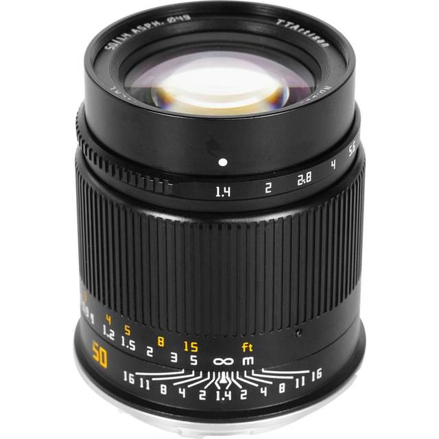 TTArtisan 50mm f1.4 Lens for Leica L-Mount - Black