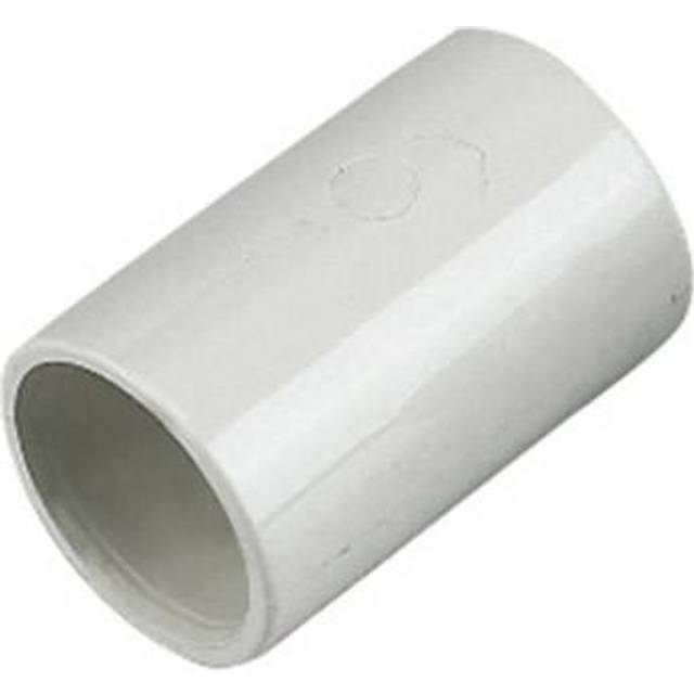 FloPlast OS10W Overflow System Straight Coupling - White 21.5mm Pack of 3