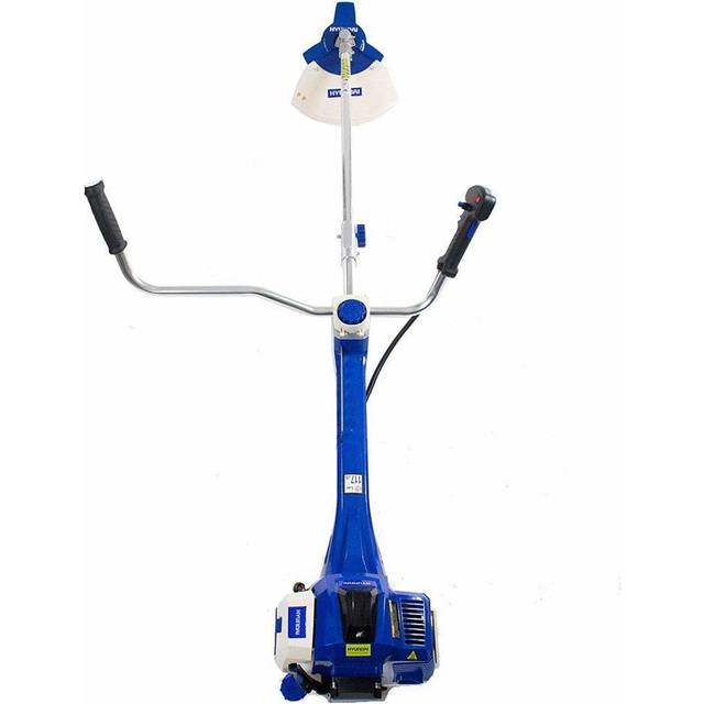 Hyundai 51cc 2-Stroke Anti-Vibration Petrol Grass Trimmer/Strimmer/Brushcutter HYBC5080AV - Blue