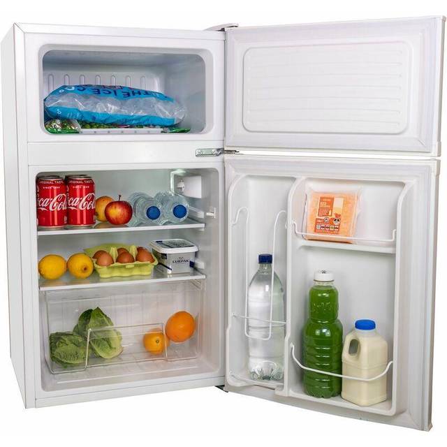 SIA UFF01WH/E 88L White Freestanding Under Counter 2 Door Fridge Freezer