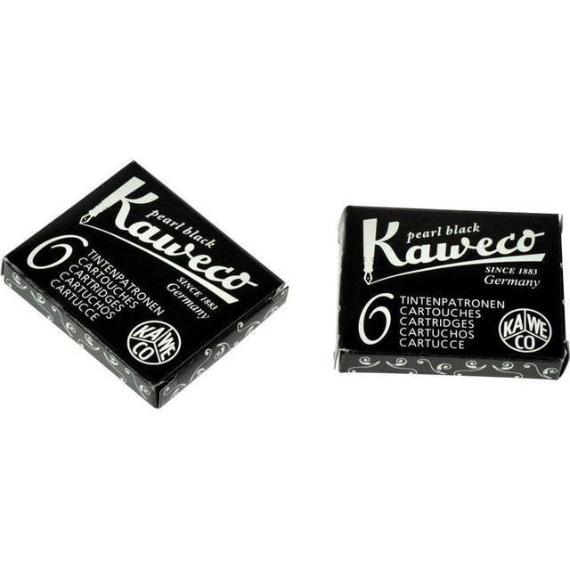 Kaweco Short Ink Cartridges - Pearl Black - Set of Six