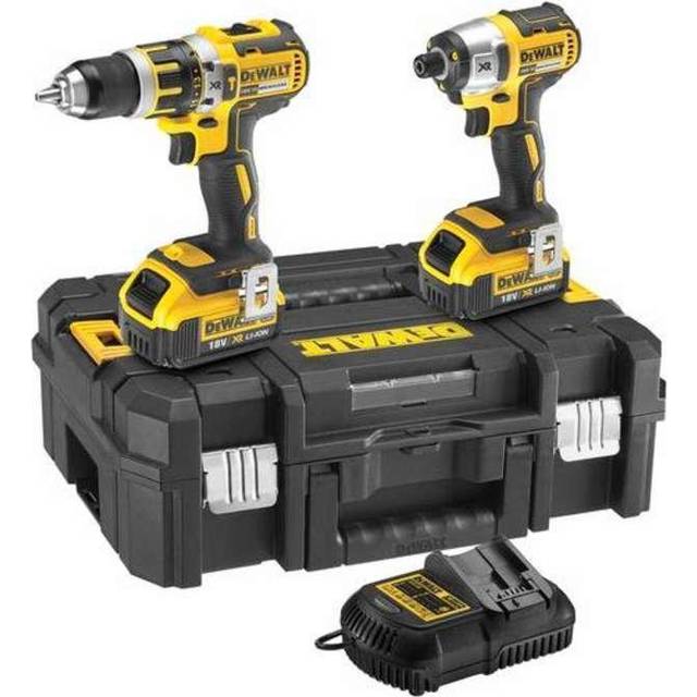 DCK259M2T 18v Brushless Twin Pack 2x4.0Ah Li-Ion Batteries - Dewalt