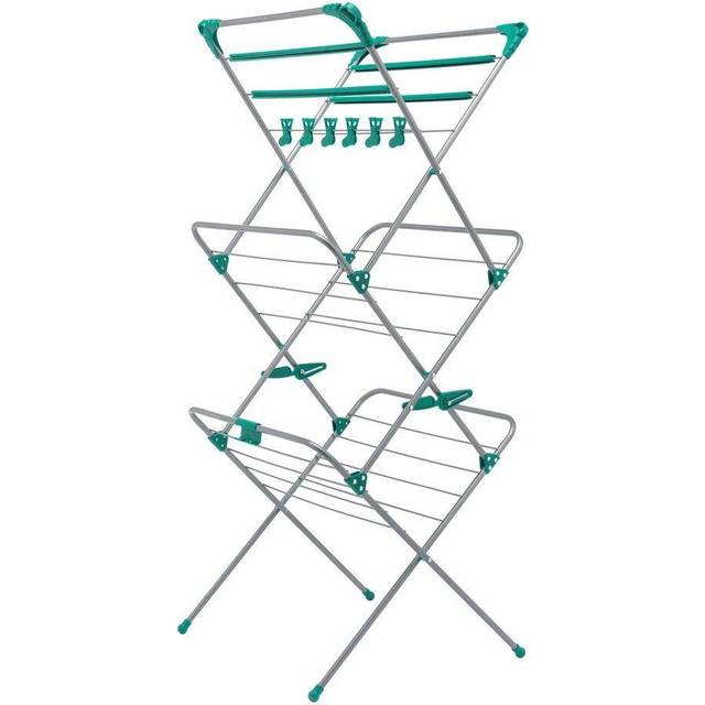 ADDiS 3 Tier Deluxe Airer 15m - Silver - 82 x 60 x 8cm