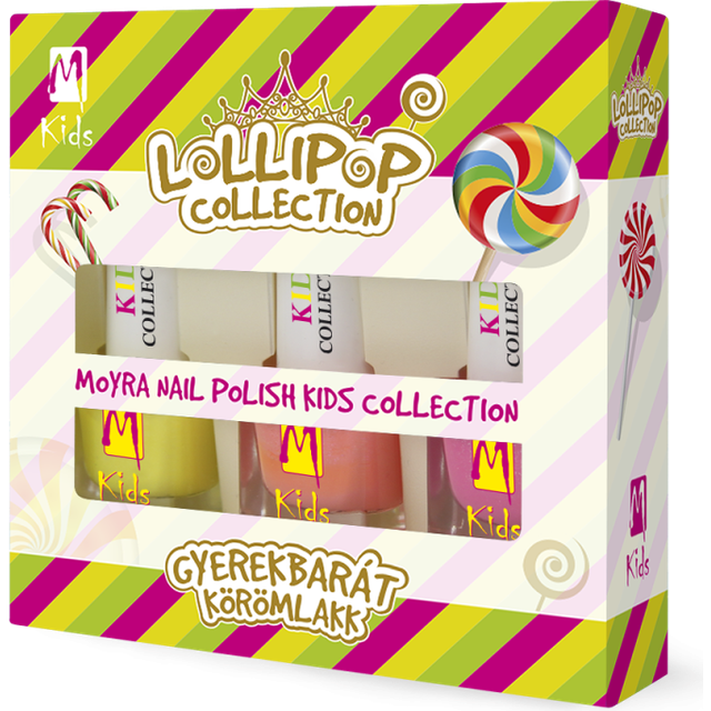 Moyra Børneneglelak æske Slikkepind