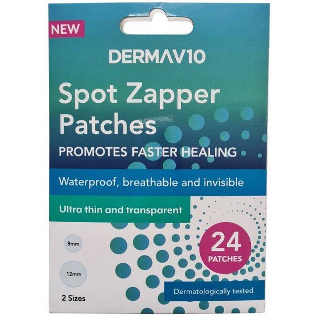 DermaV10 Spot Zapper Patches 24 Pack - Derma V10 - 10 x 14 x 5cm