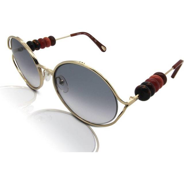 Chloé CE 167S 774 Women&#39;s Sunglasses Gold Size 57 (57)
