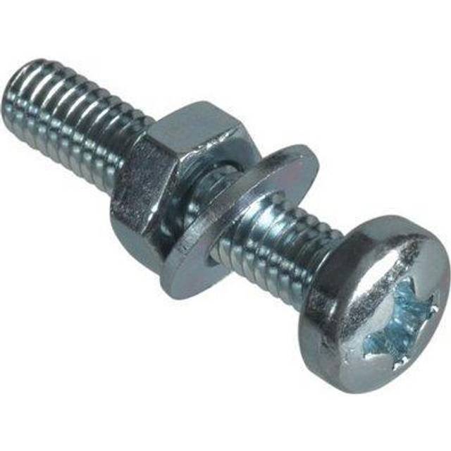 Forgefix - Machine Screw Pozi Compatible Pan Head zp M4 x 20mm Forge Pack 18 FORFPMSPH420