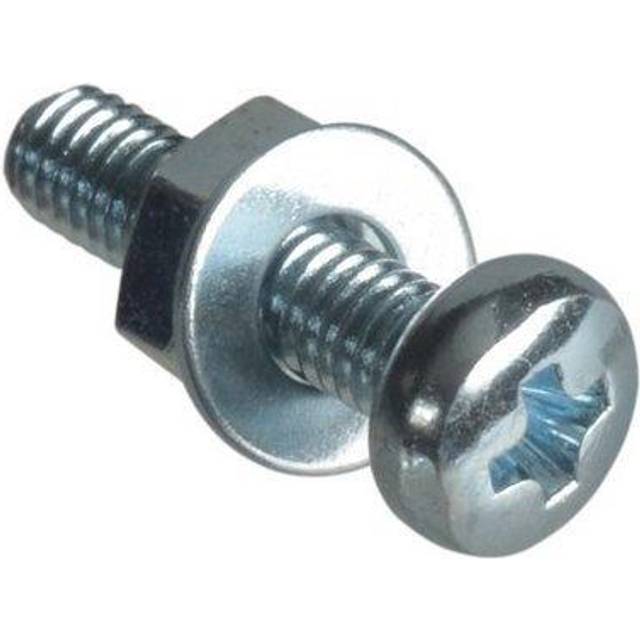Forge FPMSPH312 Machine Screw Pozi Pan Head ZP M3 x 12mm Forge Pack of 25