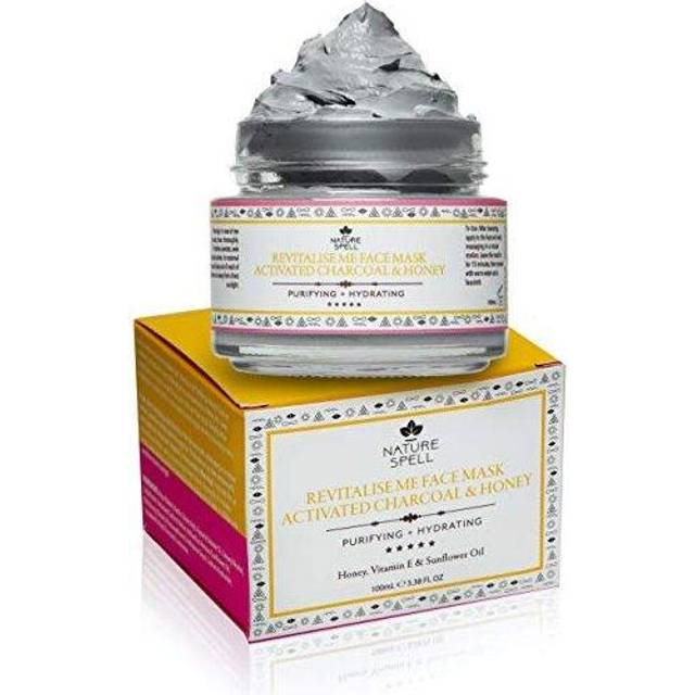 Nature Spell Activated Charcoal & Honey Revitalise Me Face Mask 100ml