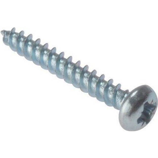 Forgefix General Purpose Pozi Compatible Screw Csk Round Head TT ZP 1IN X 8 Box