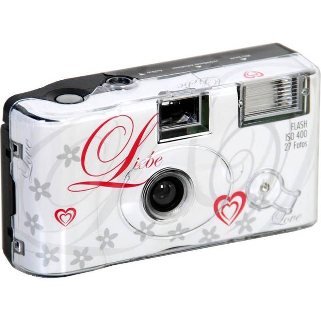 Single use camera Flash 400 27 Love white