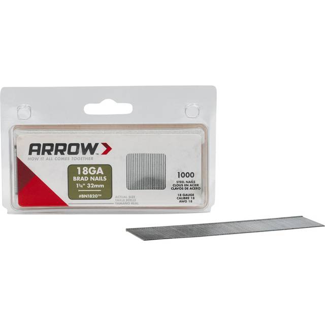 Arrow ABN1820 BN1820 Brad Nails 32mm 18g Pack 1000