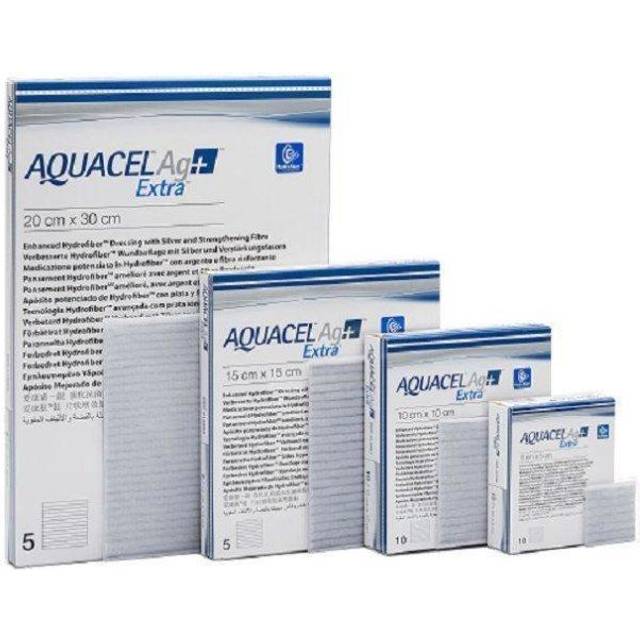 Gelbildande silverförband Aquacel Ag+ Extra - 20x30cm - 5 st