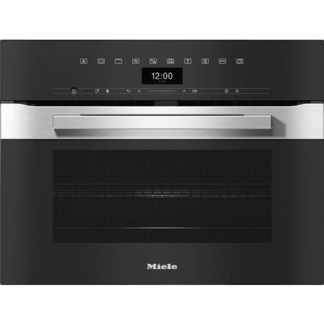 Miele H7440BMCLST Compact Microwave Combination Oven With A Seamless Design - Clean Steel