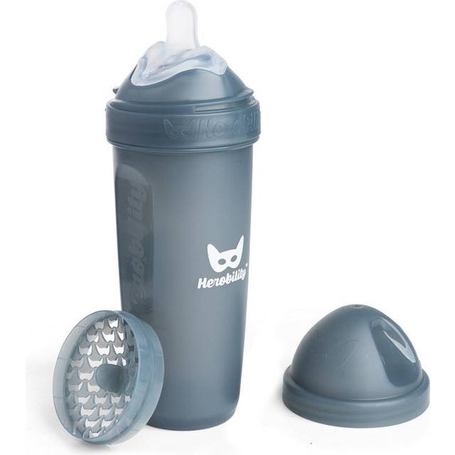 Dubbel Anti-kolik Nappflaska LT 340 ml Iron Blue