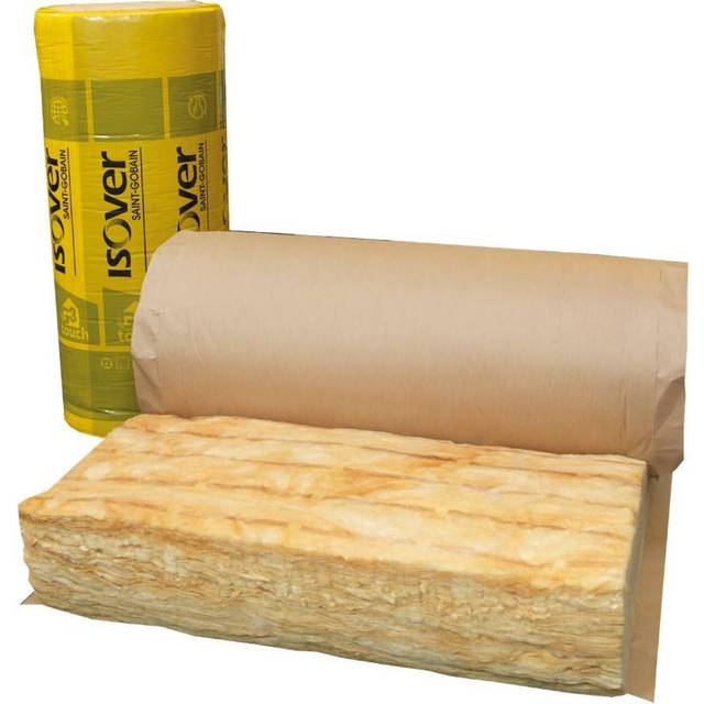 Isover Spærrulle u/vinger 95x960x6300 mm Glasuld - 3502109503