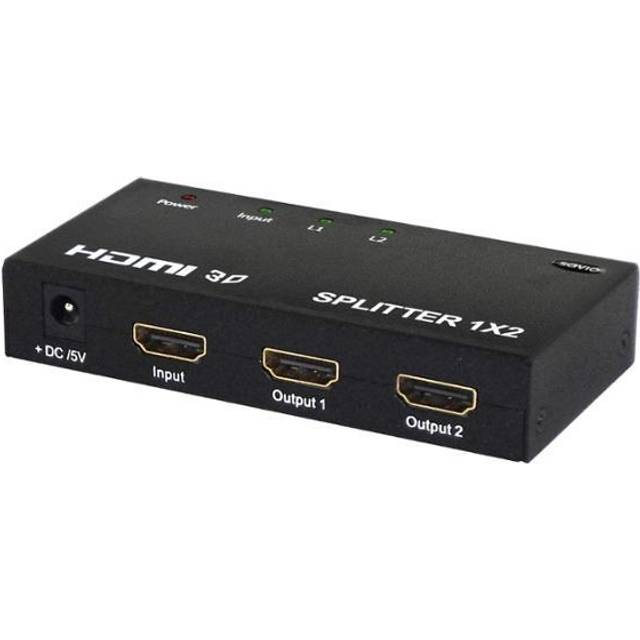 SAVIO CL-42 1x2 HDMI Splitter - video/audiosplitter - 2 portar