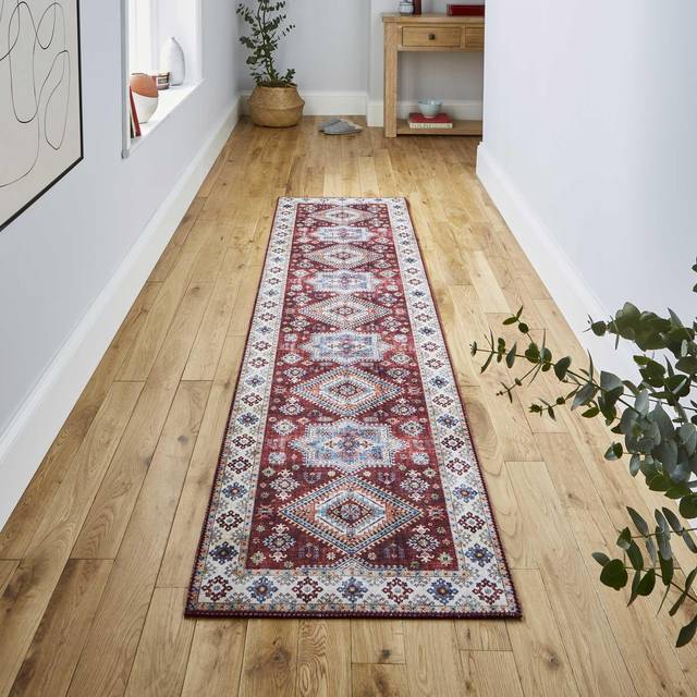 Topaz G4705 Red Vintage Runner Rug