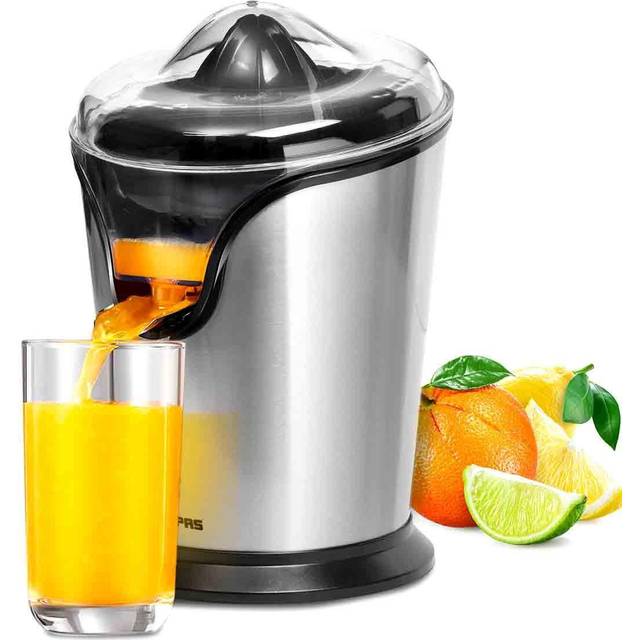 Geepas 100W Citrus Juicer Electric Orange Juicer Professional - Silver