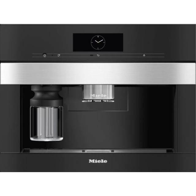 Miele CVA7845CLST Built-In Coffee Machine - Clean Steel