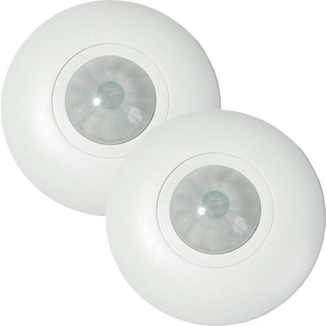 2x Outdoor / Bathroom PIR Occupancy Sensor Automatic Timer Reset Light Switch