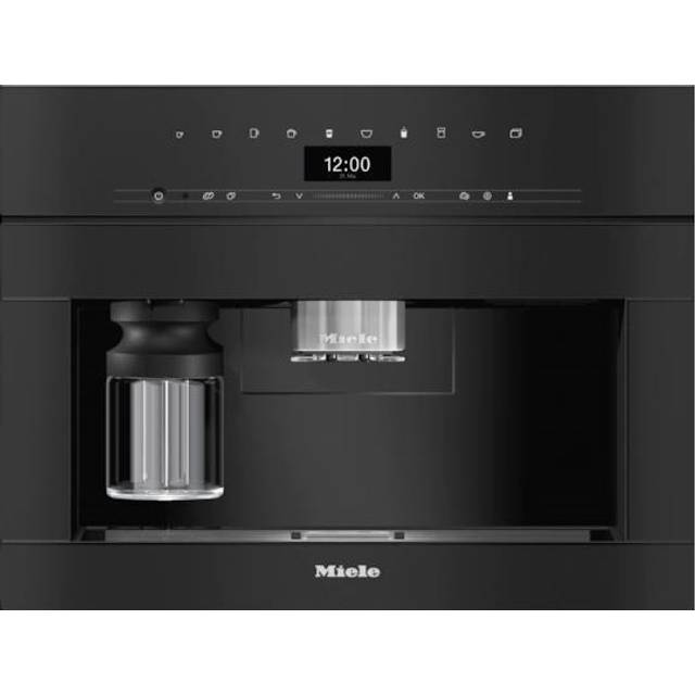 Miele CVA7440-OBBL Obsidian Black Built-In Coffee Machine